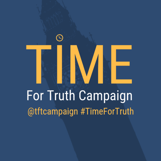 Time for Truth Campaign Logo