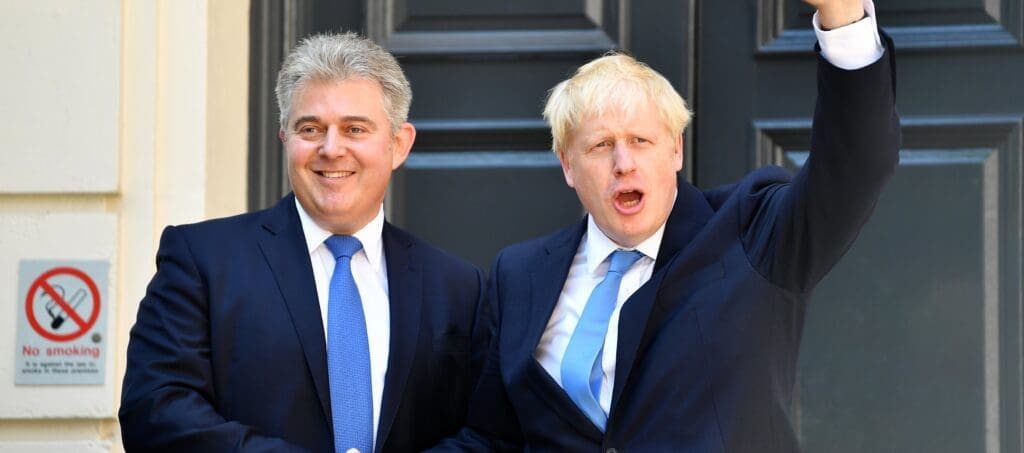 Brandon Lewis and Boris Johnson of the perfidious British Government